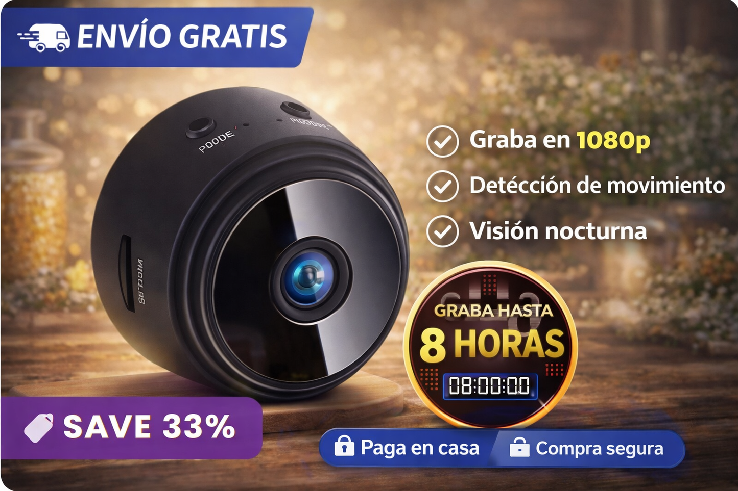 Mini camara espia/ Oferta Valida hasta hoy