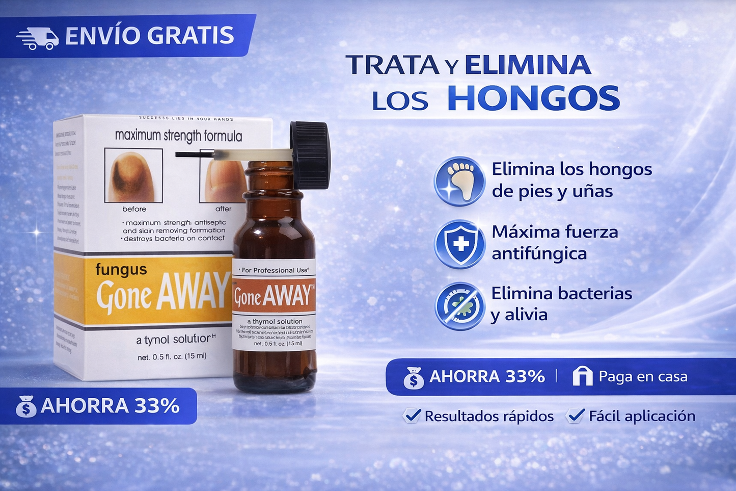GONE AWAY QUITA HONGO VIRAL