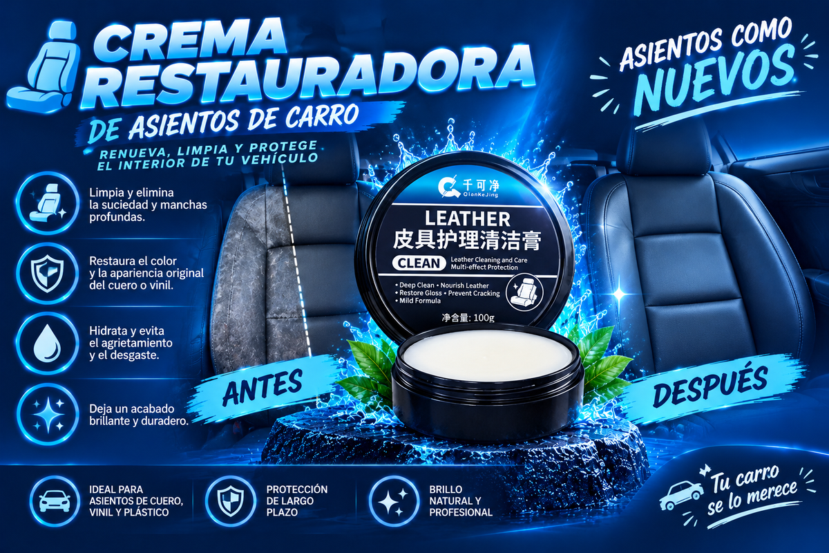 Crema restauradora de asientos