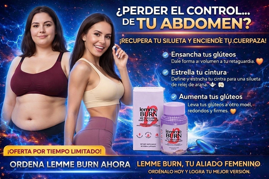 LEMME BURN ELIMINA LA GRASA DE TU ABDOMEN SIN HACER EJERCICIO