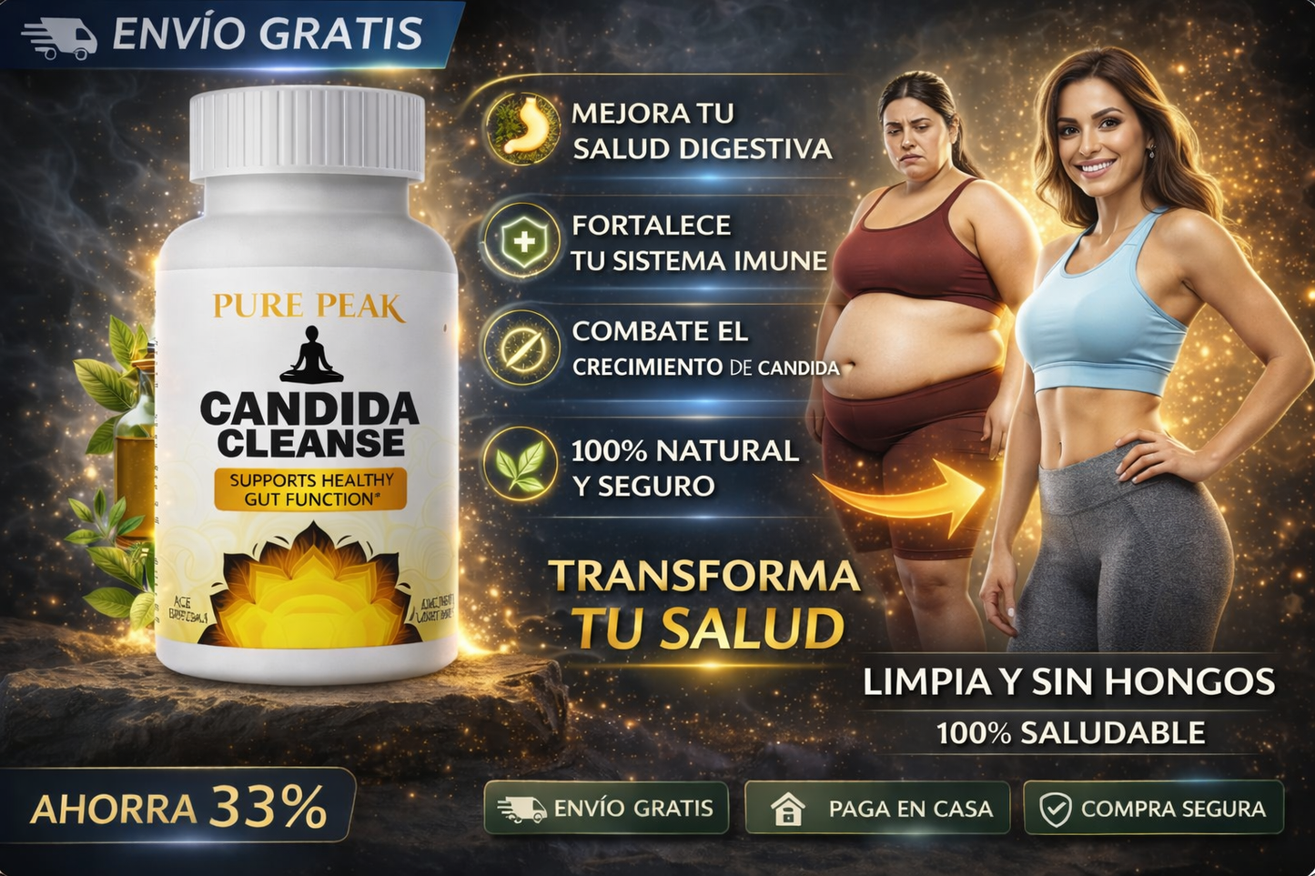 CANDIDA ORIGINAL REDUCE TU PANZA EN 2 DIAS