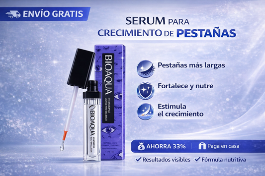 ✨ Bioaqua Serum para Crecimiento de Pestañas